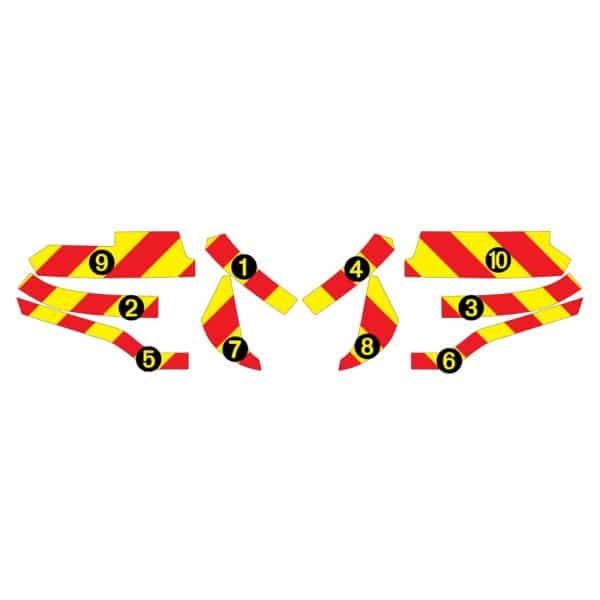 Kit Jaune-Rouge Partiel – DACIA Sandero Stepway (2021) – Image 2